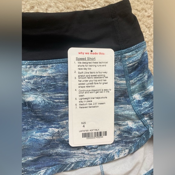 lululemon speed up shorts - Picture 2 of 6